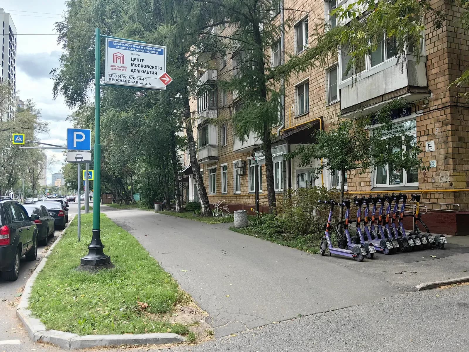 Вывеска у входа — ЦМД «Алексеевский»
